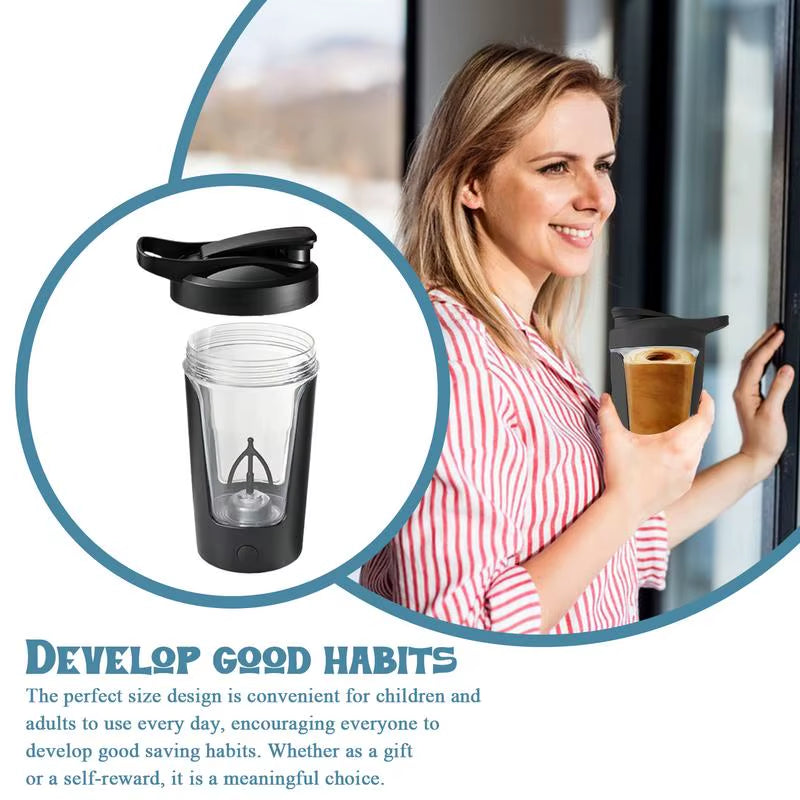 Portable Electric Protein Powder Mixing Cup Automatic Shaker