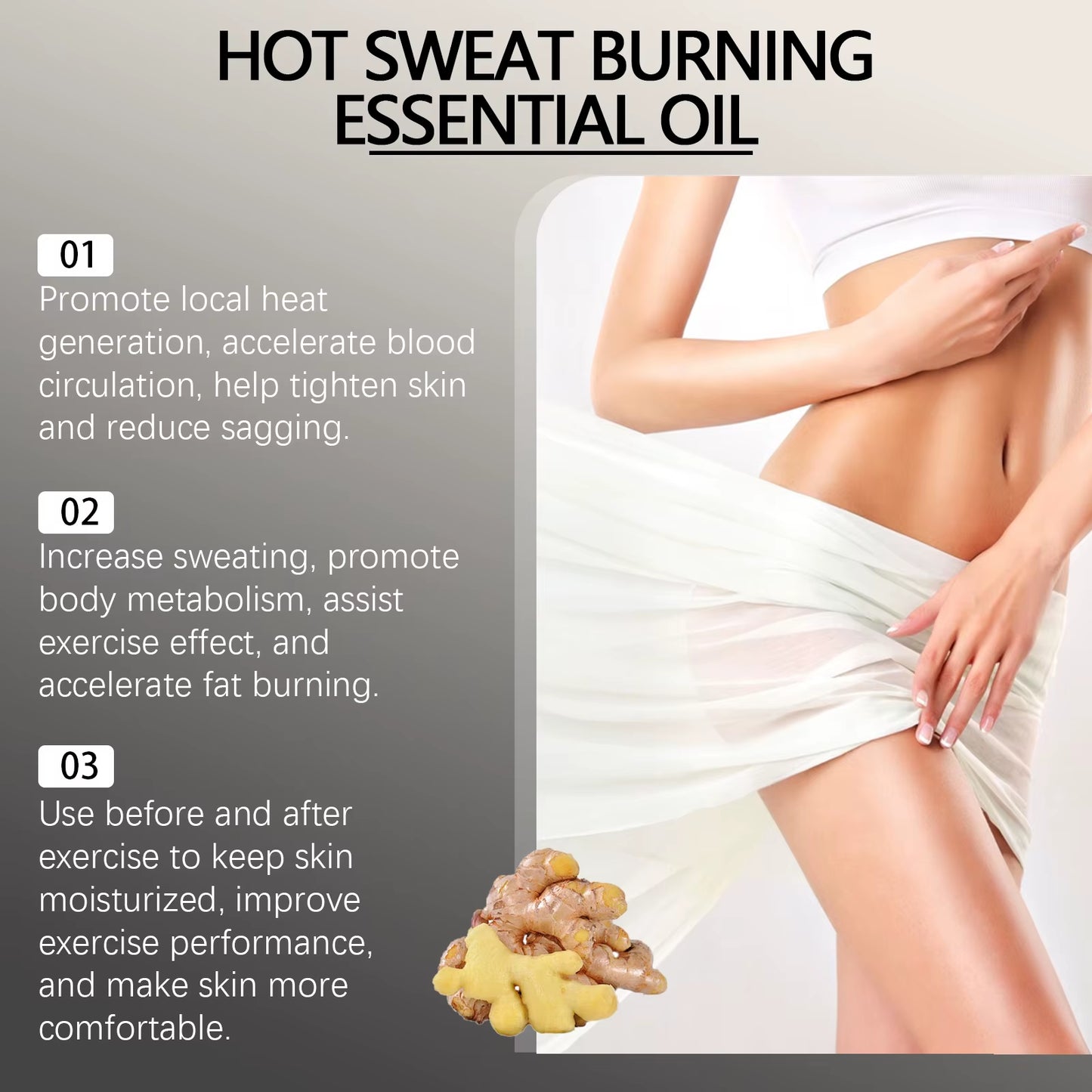 Relaxing Body Massage Oil Anti-Sagging Shaping Moisturizing Tightening Anti-Cellulite Cream Massage Lotion for Women Skin Care