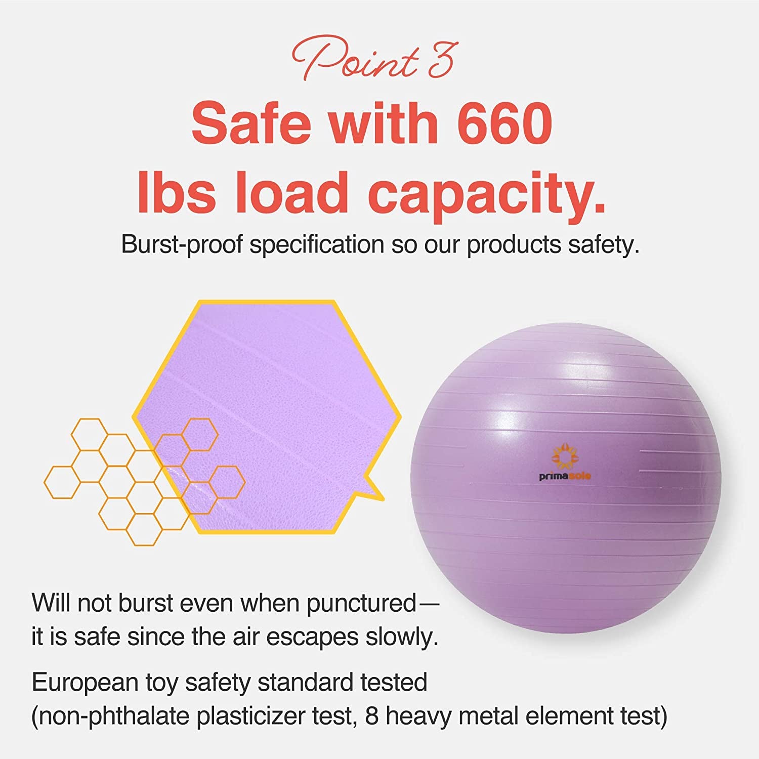 Exercise Ball for Balance Stability Fitness Workout 