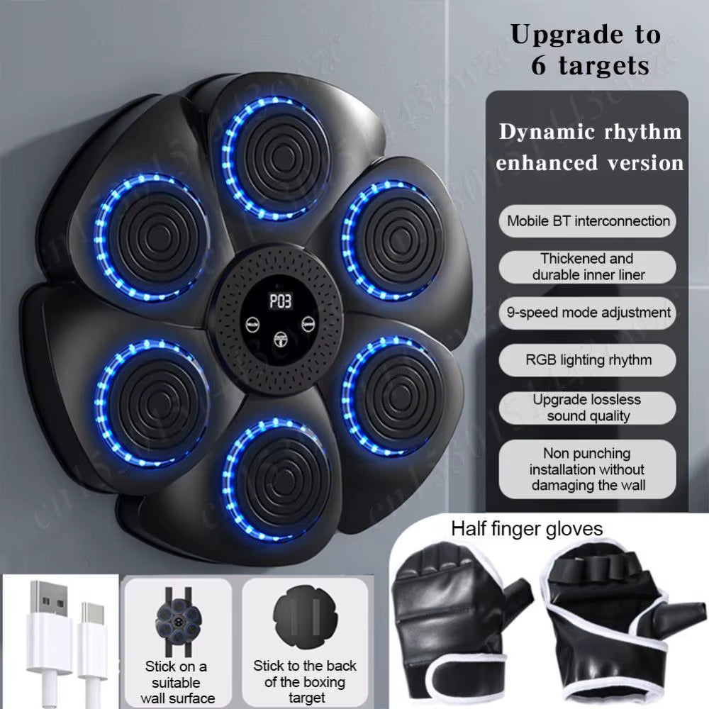 Smart Music Boxing Machine Wall Target Workout 