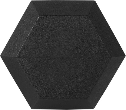 5-25Lb Rubber Coated Hex Dumbbell Set with a Frame Storage Rack Non-Slip Hex Shape for Muscle Toning, Strength Building & Weight Loss - Multiple Choices Available