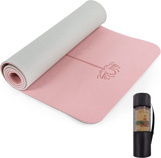 Yoga Mat Extra Thick 1/3'' Non Slip Yoga Mats for Women with storage bag